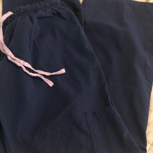 Navy blue scrub pant